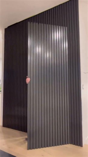 Powder room hidden door