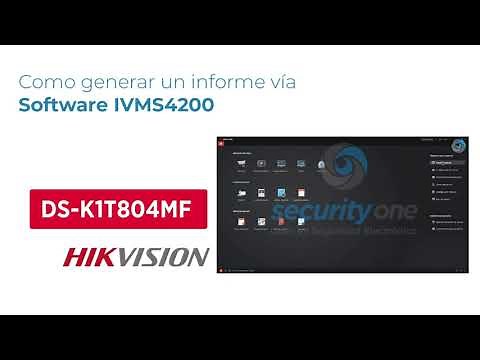 Como generar un informe vía software IVMS4200 (CONTROL DE ACCESO-HIKVISION)