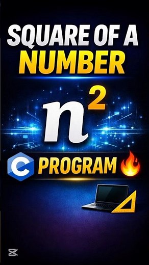 Finding square of number with c code #coding #programming #programmer #support