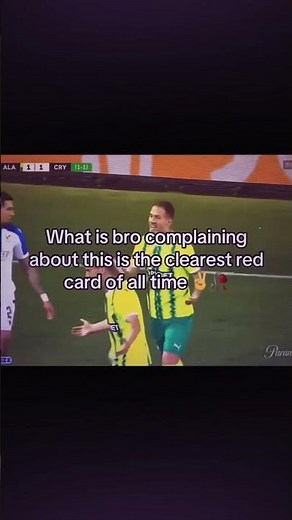 Most Clear Red Card 😭 #football #funny #fyp #viral