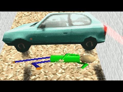 i ran over baldi with a freakin car