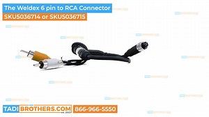 🔌 Upgrade Your Backup Camera System with the Weldex 6-Pin to RCA Connector! 🔌 Perfect for Motorized Weldex Systems! ✅ Easily connect your existing cables to a modern backup camera system. ✅ Transmits video and powers your NEW screen seamlessly. ✅ Shielded and UV-protected—built to withstand the elements without degrading. ✅ Installation is as easy as plugging in your phone! ✅ What you see is what you get—the exact cable shown in the video. 💡 Need Help Choosing the Right Adapter? We offer more