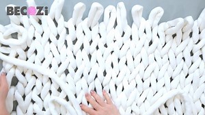 Hand knit this weighted blanket with BeCozi yarn and this video tutorial! Get the yarn here: https://becozi.net/collections/becozi-tube-yarn/products/plush-and-lush-velvet-chunky-yarn-1-soft Watch the full tutorial here: https://youtu.be/VqwZ6yxdbo8 #yarn #chunky #chunkyyarn #soft #velvet #tube #giantknit #knitting #knit #diyknit #diyknitting #handknitting #handknit #diyhandknitting #diyhandknit #diy #diydecor #weightedblanket #heavyblanket #cozy #easy #quick #video #tutorial #videotutorial #bla