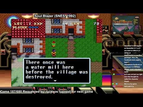 Retro Viewer's Choice S3: Game #187 - Soul Blazer (SNES) Part 1