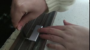 weideer 4 Sets Adjustable Sliding Window Locks,Security Window Lock Aluminum with Key for Home,Office and Public Places(Single Lock)