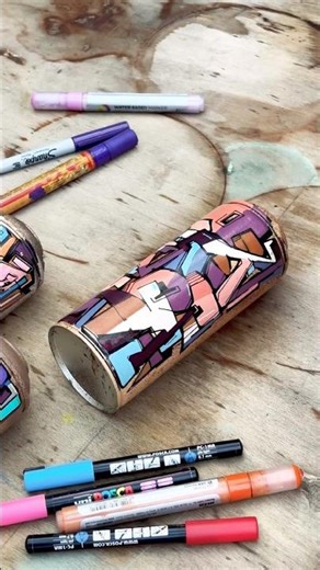 Graffiti Art on a Spray Can | Hand Painted Design #shorts