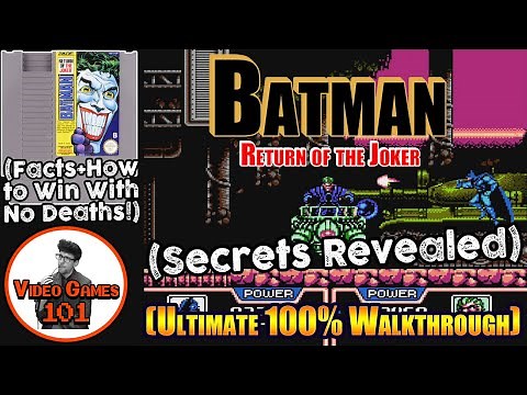 Batman: Return of the Joker NES Walkthrough | 100% Guide | Video Games 101