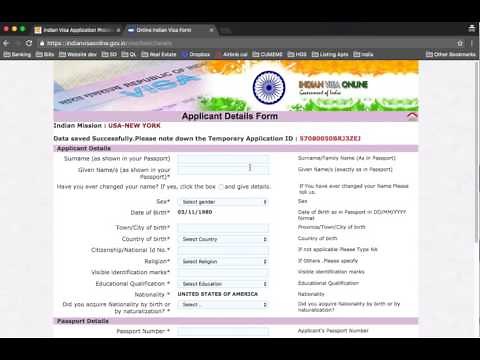 How to Apply for India Visa for Americans: WATCH THIS FIRST! Official online application