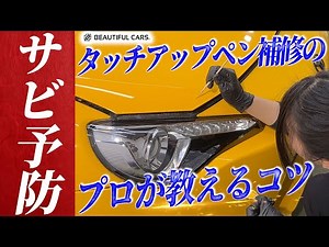 [For stone chip scratches!] Paint without going over the edge! Professionals teach you the correc...