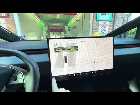 How to use Car Wash Software in a Tesla vehicle - it’s FAST and EASY! @tesla #tesla #carwash #ev
