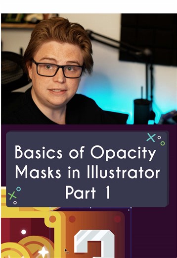 Opacity masks can look intimidating, but the basics are actually pretty straightforward! Let me break down how opacity masks work in Illustrator and how to start using them without over-complicating things. #adobeillustrator #illustratortutorial #opacitymask #vectorart #designer