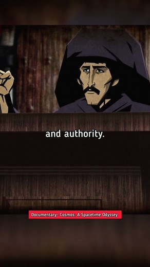 The Science Fact on Instagram: "Giordano Bruno's vision of the Cosmos. Documentary/Credit- Cosmos: A Spacetime Odyssey . . . #neildegrassetyson #cosmos #astrophysics #astronomy #stephenhawking #alberteinstein #interstellar #deepspace #galileogalilei #isaacnewton #carlsagan #richardfeynman"