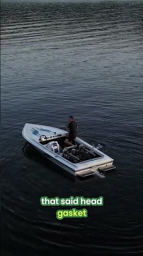 Boat Engine EXPLODES: Stranded at Sea! #shorts