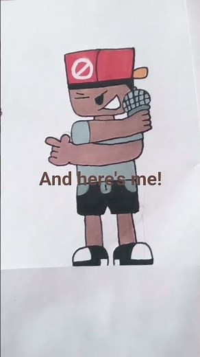 FNF Soft mod drawing remastered! (Soft GF and me)