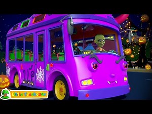 Halloween Wheels On The Bus, Scary Rhyme for Kids