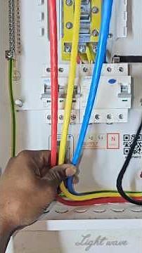 db cable connection #electrcal #electrician#industrialelectrician #cable#panel#db15 #db #electricity