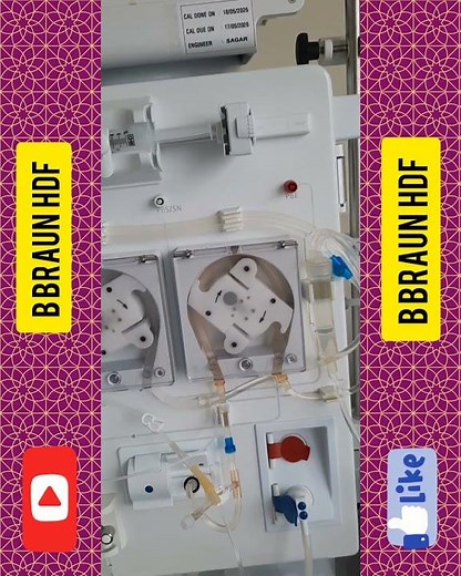 B BRAUN HDF MACHINE #dialysis