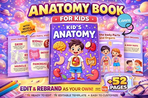 PLR Anatomy Book, Body Parts Activity Worksheets for Kids 30  Human Anatomy, Matching, Coloring, Practice Book Kids Homeschool, Book Pages - Etsy