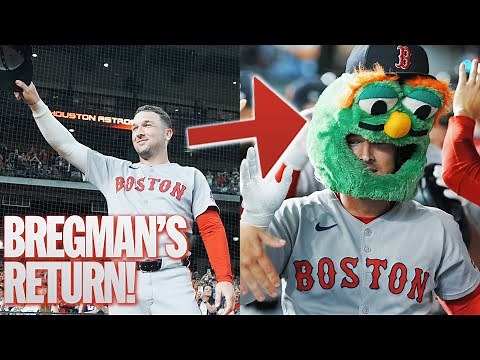 BREGGY'S BACK! Standing ovation ➡️ Home run for former Astros ⭐️ Alex Bregman in 1st AB vs. Houston!