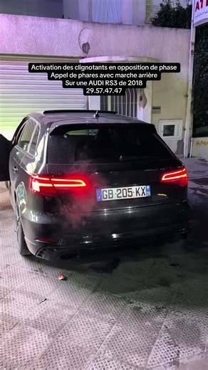 Activation de nouvelles options sur Audi RS3 2018