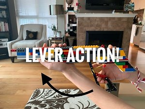 LEGO Terminator shotgun. LEVER ACTION RUBBER BAND GUN. MOC +Mechanism