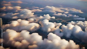 Sky Ballet. Harmonious Cloud Ensemble. In the aerial theater of the skies, a harmonious ballet performance unfolds, where clouds dance in unison, creating a stunning ensemble.