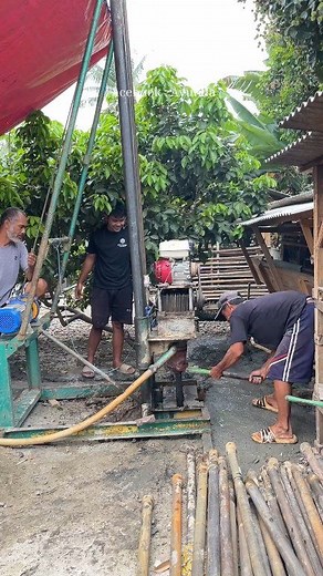 Open the iron water pipe and reinstall it with a twist pattern that maintains the stability of the hole #machine #construction #diy | Ayunda