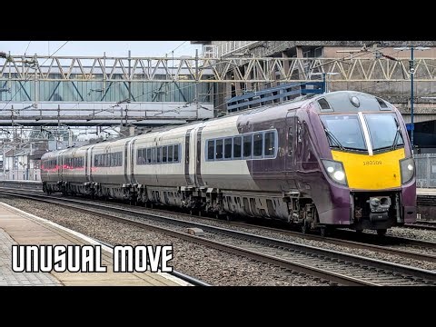 Ex EMR Class 180 Heads for Storage via Stafford 29/01/26