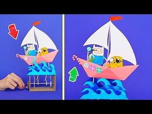 ADVENTURE TIME SAILBOAT and 9 COOL DIY FOR FAMILY AND FUN