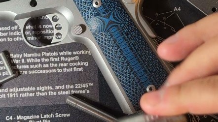 海外合法持有，如何拆分一把kimber 1911