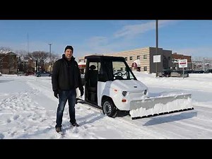 MAX-EV with snow plow