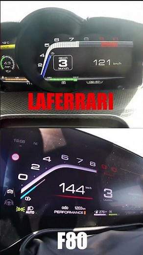 Ferrari F80 VS Laferrari : de la folie pure !