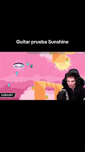guitarra prueba sunshine || clip de directo de yt guitarherostyles #sunshinegd #geometrydash #guitarherostyles #gdmemes #parati