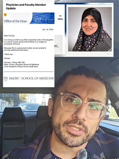 Emory University Fires Fatemeh Larijani Amid Community Pressure