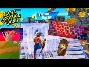 Clix Keyboard ASMR Chill🤩Arena Gameplay Keyboard Fortnite 240 FPS Smooth 4K