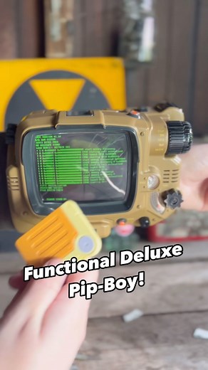Fully functional Deluxe Bluetooth Pip-Boy Model 3000 Mk IV replica. These were sold back in 2015 by ThinkGeek. Unfortunately most of them ended up not working properly. The first I purchased when first released had the common defect and broke almost immediately but this one is my second attempt I got it a few years after the first and it still works! I really love this model I’m hoping they make these again so more people can enjoy them! #pipboy #fallout #thinkgeek #mrsfallout #fallouttoys #fall