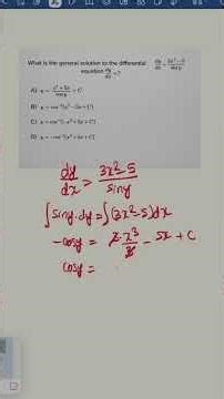 Find the solution of differential equations.
