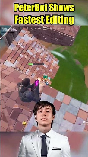 PeterBot Shows Fastest Editing #peterbot #fortnite #fortniteclips #gaming #highlights #shorts