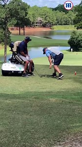 This man is playing golf despite not being able to walk ⛳ | Daily Mail Video
