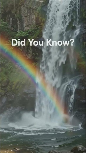 Why Do Rainbows Appear Near Waterfalls? 🌈😲