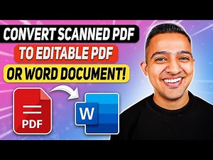 How to Convert Scanned PDF to Editable PDF / Word Document | Scanned PDF to Text Converter !🔥
