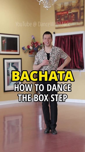 Bachata box step 💃🕺 #bachatadancing #bachatadance #bachata #dancetutorial #dancelessons #salsadancing | Dance With Mark