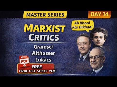 All Major Marxist Critics Explained 🔥| PYQ's Focused |UGC NET English 2026 |Day 14 |thedoseyouneed🚀