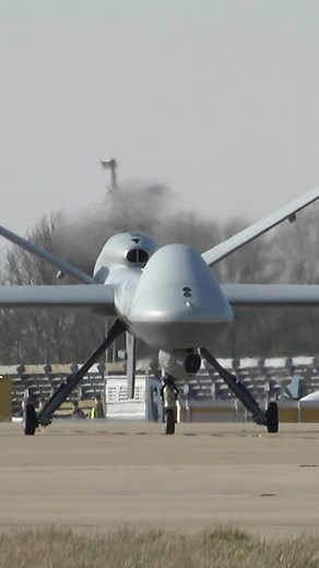 Turn ‘n’ Burn | Protector RG.1 conducting ground runs at @rafwaddington last week. It’s interesting to watch the IR turret under the nose. No ladders were... | Instagram
