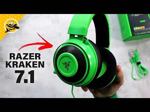 Razer Kraken 7.1 Gaming Headset - Unboxing & Mic Test!