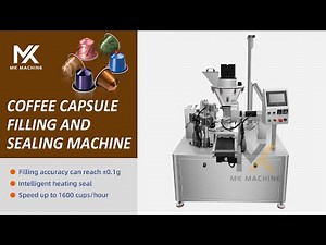 Coffee Capsule Filling and Sealing Machine Nespresso Capsule