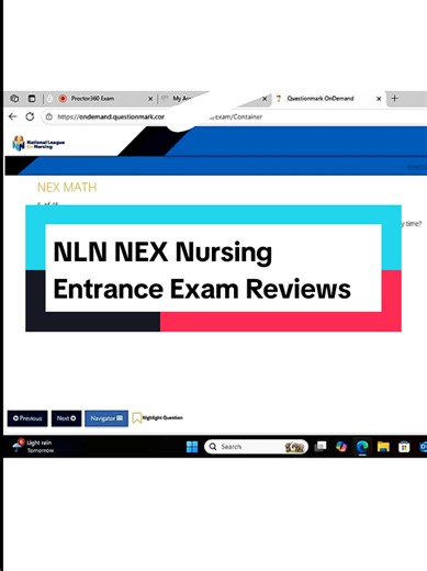 NLN NEX Nursing Entrance Exam Reviews #nex #nexexam #nlnnex | nex