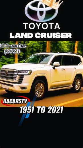 How became Land Cruiser the King of SUV's (1951 2021) #evolution#landcruiser