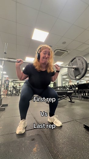 Squats really do bring out the worst of my gym face 🫠🫠 #gym #gymgirlies #gymface #squats