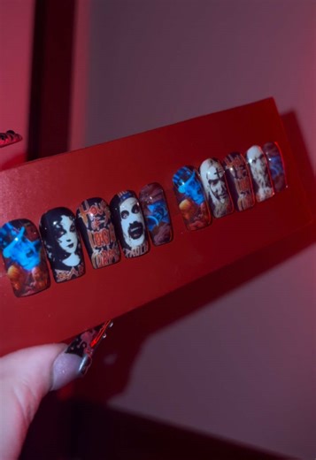 Explore Killer Nails Inspired by Horror Films